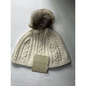 RACHEL ZOE Baby NEW 2T Knit Winter Hat w/ Pom Pom Kid's Sherpa Beanie